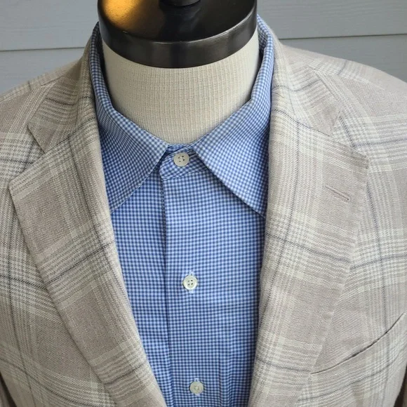 Exquisite SAMUELSOHN Soft Recent Linen Sport Coat/Blazer - Size 40 R - Picture 2 of 9